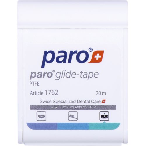 Зубна стрічка Paro Swiss glide-tape тефлонова, 20 м ADD - фото №1 Зубна стрічка Paro Swiss glide-tape тефлонова, 20 м ADD