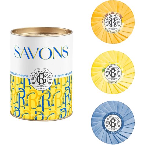 Набір Roger&Gallet (Роже&Галлє) Ассорті мило (Апельсинове дерево+Цедрат+Сандалове дерево) 3 шт. по 100 г в Україні - фото №1 Набір Roger&Gallet (Роже&Галлє) Ассорті мило (Апельсинове дерево+Цедрат+Сандалове дерево) 3 шт. по 100 г в Україні