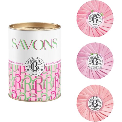 Набір Roger&Gallet (Роже&Галлє) Ассорті мило (Троянда+Чайне листя+Чайна троянда) 3 шт. по 100 г в інтернет-аптеці - фото №1 Набір Roger&Gallet (Роже&Галлє) Ассорті мило (Троянда+Чайне листя+Чайна троянда) 3 шт. по 100 г в інтернет-аптеці