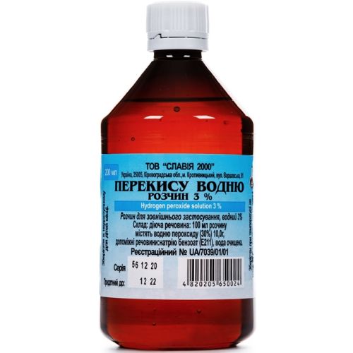 Перекись водорода 3% раствор флакон 100 мл ADD - фото №1 Перекись водорода 3% раствор флакон 100 мл ADD