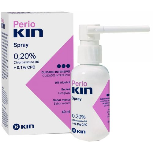 Спрей Кін (Kin) Perio для ротової порожнини з хлоргексидином 0,20% 40 мл фото - фото №1 Спрей Кін (Kin) Perio для ротової порожнини з хлоргексидином 0,20% 40 мл фото