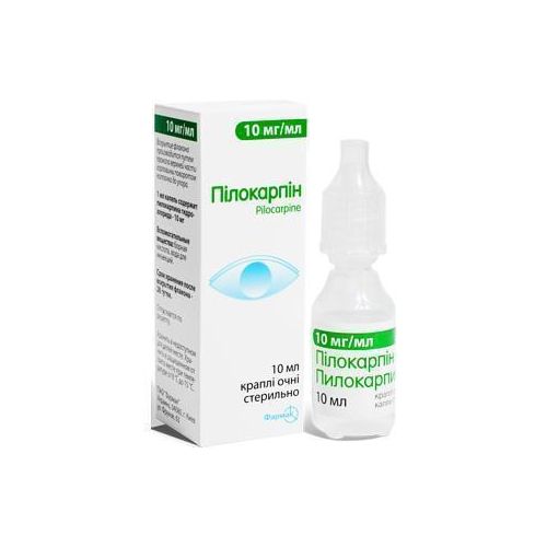 Пилокарпин 1% капли глазные 10 мл в интернет-аптеке - фото №1 Пилокарпин 1% капли глазные 10 мл в интернет-аптеке