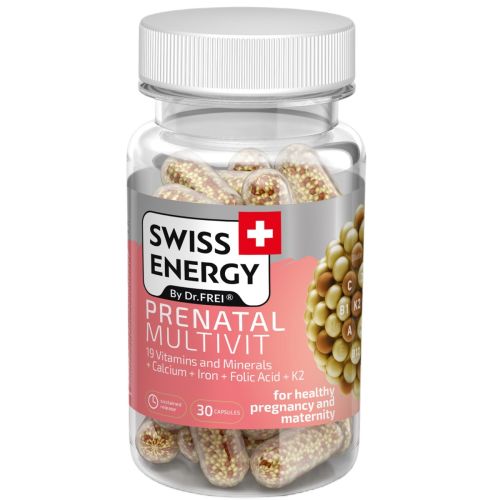 Swiss Energy (Свісс Енерджі) Prenatal Multivit капсули №30 недорого - фото №1 Swiss Energy (Свісс Енерджі) Prenatal Multivit капсули №30 недорого