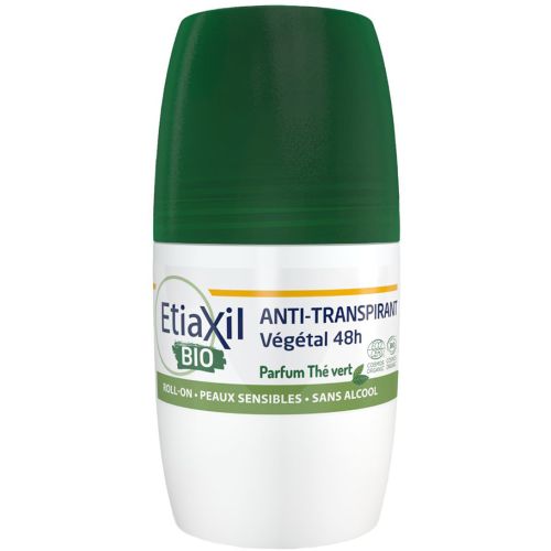 Дезодорант-антиперспирант Etiaxil Bio Vegetal 48h Green Tea роликовый, 50 мл в аптеке - фото №1 Дезодорант-антиперспирант Etiaxil Bio Vegetal 48h Green Tea роликовый, 50 мл в аптеке