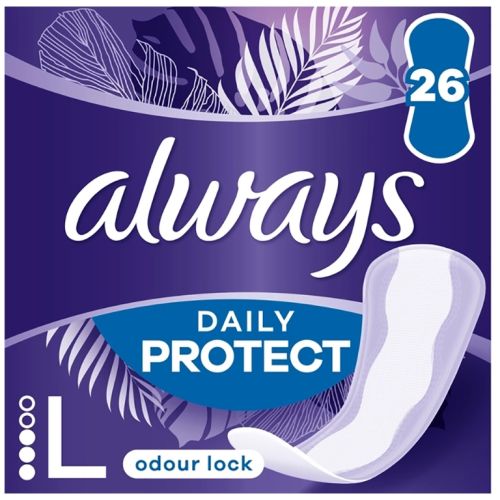 Прокладки ежедневные Always Daily Protect Long №26 заказать - фото №1 Прокладки ежедневные Always Daily Protect Long №26 заказать