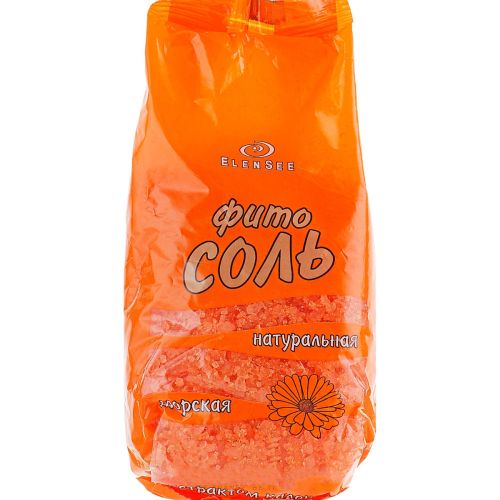 Соль для ванн Elensee натуральная морская с календулой, 700 г в интернет-аптеке - фото №1 Соль для ванн Elensee натуральная морская с календулой, 700 г в интернет-аптеке
