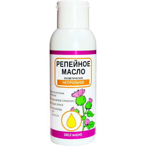 Масло косметическое Репейное с красным перцем, 100 мл заказать - фото №1 Масло косметическое Репейное с красным перцем, 100 мл заказать