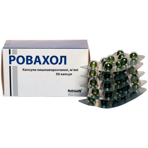 Ровахол капсули №50 в місті Одеса : ціни, характеристика. - фото №1 Ровахол капсули №50 в місті Одеса : ціни, характеристика.