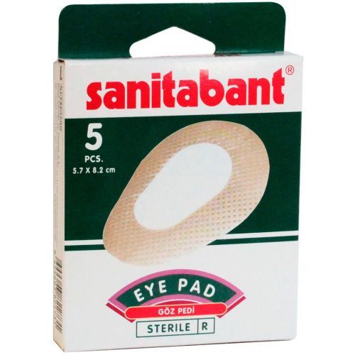 Глазной пластырь Санитабант взрослый телесный с белой подушечкой 5,7х8,2 cм №5 в городе Львов : цены, характеристики. - фото №1 Глазной пластырь Санитабант взрослый телесный с белой подушечкой 5,7х8,2 cм №5 в городе Львов : цены, характеристики.