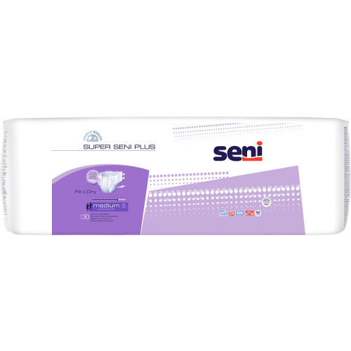 Подгузники для взрослых Super Seni Plus medium/средние air 30 шт недорого - фото №1 Подгузники для взрослых Super Seni Plus medium/средние air 30 шт недорого