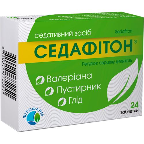 Седафитон таблетки №24 в интернет-аптеке - фото №1 Седафитон таблетки №24 в интернет-аптеке