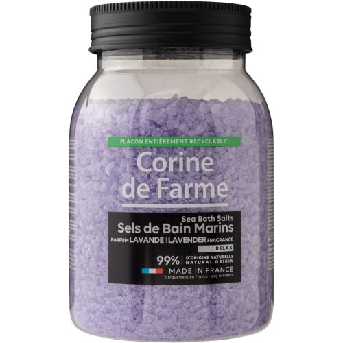 Сіль морська Corine de Farme (Корін де Фарм) для ванн Лаванда 600 г в Дніпрі : ціни, характеристика. - фото №1 Сіль морська Corine de Farme (Корін де Фарм) для ванн Лаванда 600 г в Дніпрі : ціни, характеристика.