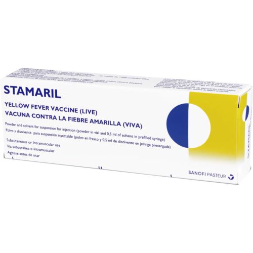 Стамарил вакцина для профилактики желтой лихорадки 0.5 мл, шприц, 1 шт. цена - фото №1 Стамарил вакцина для профилактики желтой лихорадки 0.5 мл, шприц, 1 шт. цена