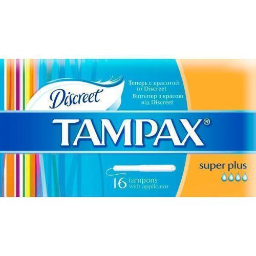 Тампоны Tampax CEF Super Plus 16 шт недорого - фото №1 Тампоны Tampax CEF Super Plus 16 шт недорого