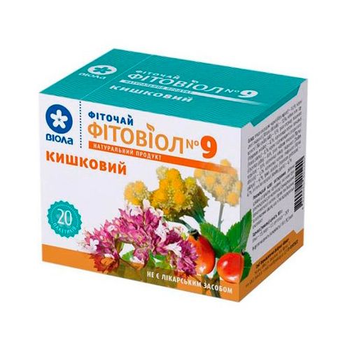 Фиточай Фитовиол №9 Кишечный фильтр-пакет, 20 шт. в интернет-аптеке - фото №1 Фиточай Фитовиол №9 Кишечный фильтр-пакет, 20 шт. в интернет-аптеке