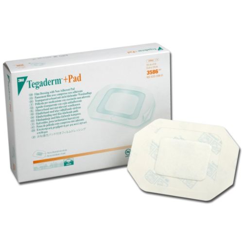 Пластырь медицинский Tegaderm + Pad 9 см х 10 см ADD - фото №1 Пластырь медицинский Tegaderm + Pad 9 см х 10 см ADD
