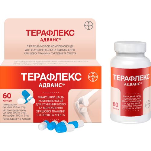 Терафлекс Адванс капсулы №60 в интернет-аптеке - фото №1 Терафлекс Адванс капсулы №60 в интернет-аптеке