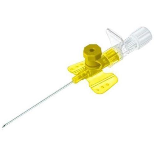Катетер Vasofix Safety Pur G24 0,7х19 мм жовтий ADD - фото №1 Катетер Vasofix Safety Pur G24 0,7х19 мм жовтий ADD
