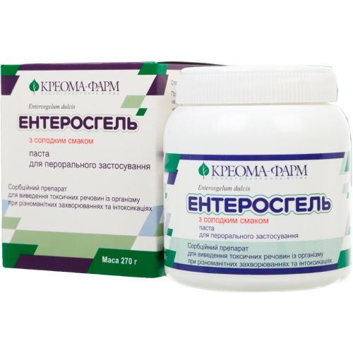 Ентеросгель паста солодким смаком 270 г в місті Одеса : ціни, характеристика. - фото №1 Ентеросгель паста солодким смаком 270 г в місті Одеса : ціни, характеристика.