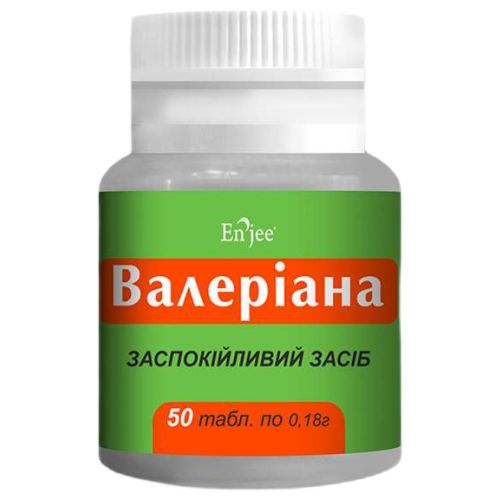 Валеріана Enjee 30,6 мг таблетки №50 в місті Одеса : ціни, характеристика. - фото №1 Валеріана Enjee 30,6 мг таблетки №50 в місті Одеса : ціни, характеристика.