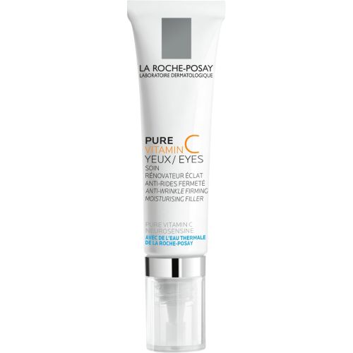 Крем-филлер La Roche-Posay (Ля Рош-Позе) Pure Vitamin C комплексного действия для чувствительной кожи вокруг глаз 15 мл в Украине - фото №1 Крем-филлер La Roche-Posay (Ля Рош-Позе) Pure Vitamin C комплексного действия для чувствительной кожи вокруг глаз 15 мл в Украине
