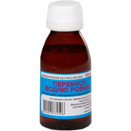 Перекись водорода 3% раствор 100 мл ADD - фото №1 Перекись водорода 3% раствор 100 мл ADD