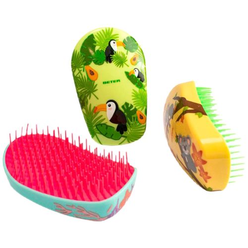 Щітка Beter (Бетер) для розплутування кучерявого та дитячого волосся (колір в асортименті) замовити - фото №1 Щітка Beter (Бетер) для розплутування кучерявого та дитячого волосся (колір в асортименті) замовити