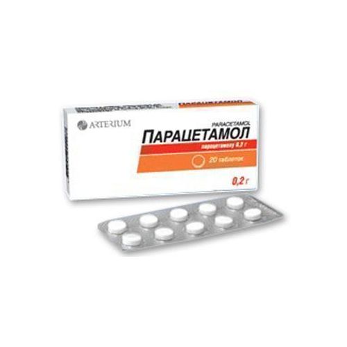 Парацетамол 0.2 г таблетки №10 заказать - фото №1 Парацетамол 0.2 г таблетки №10 заказать