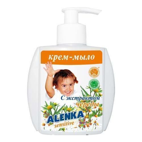 Крем-мыло жидкое Аленка с экстрактом череды 200 мл ADD - фото №1 Крем-мыло жидкое Аленка с экстрактом череды 200 мл ADD