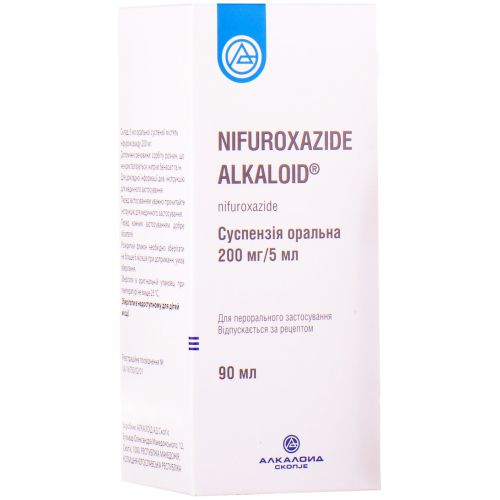 Ніфуроксазид Алкалоїд 200 мг суспензія 90 мл в місті Одеса : ціни, характеристика. - фото №1 Ніфуроксазид Алкалоїд 200 мг суспензія 90 мл в місті Одеса : ціни, характеристика.