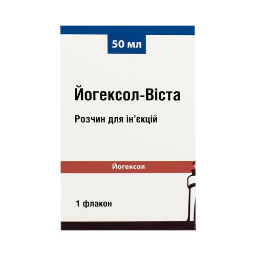 Йогексол-Віста 350 мг йоду/мл розчин флакон 50 мл в місті Одеса : ціни, характеристика. - фото №1 Йогексол-Віста 350 мг йоду/мл розчин флакон 50 мл в місті Одеса : ціни, характеристика.