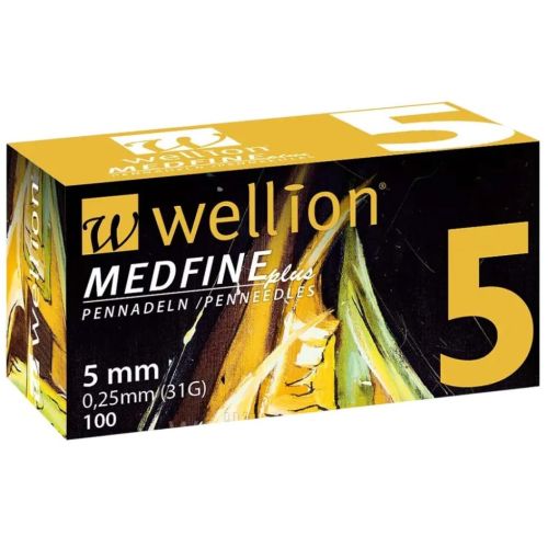 Иглы для шприц-ручек Wellion Medfine plus одноразовые стерильные, 31G (0,25 х 5 мм) №100 в городе Кривой Рог : цены, характеристики. - фото №1 Иглы для шприц-ручек Wellion Medfine plus одноразовые стерильные, 31G (0,25 х 5 мм) №100 в городе Кривой Рог : цены, характеристики.
