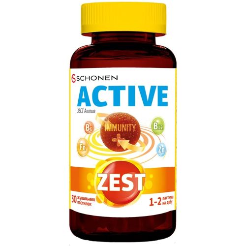 Zest Aktiv (Зест Актив) жувальні пастилки №30 в місті Одеса : ціни, характеристика. - фото №1 Zest Aktiv (Зест Актив) жувальні пастилки №30 в місті Одеса : ціни, характеристика.