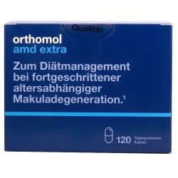 Orthomol (Ортомол) AMD Extra (Специально для пожилых людей) капсулы №120 в городе Львов : цены, характеристики. 