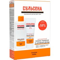 Набор Сульсена №2 Шампунь-пилинг + Паста 2%, 150 мл + 75 мл недорого