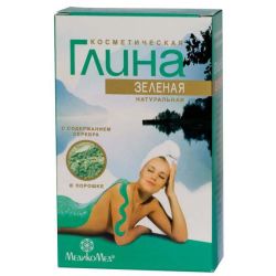 Глина косметична зелена зі сріблом 100 г купити