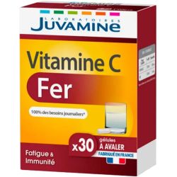 Juvamine (Жувамін) Залізо + Вітамін С капсули №30 в місті Одеса : ціни, характеристика. 
