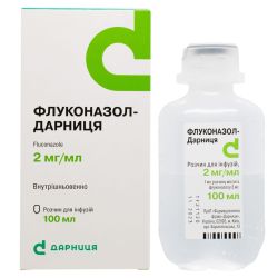 Флуконазол-Дарниця 2 мг/мл розчин для інфузій 100 мл в місті Львів : ціни, характеристика. 