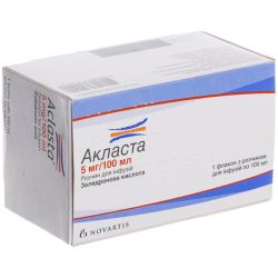 Акласта раствор для инъекций 5 мг/100 мл  заказать
