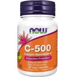 Now (Нау) Foods Vitamin -500 Аскорбат кальцію-С капсули №30 в місті Одеса : ціни, характеристика. 