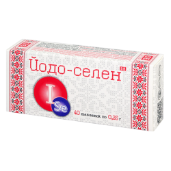 Йодо-селен 0.25 г таблетки №40 в городе Львов : цены, характеристики. 