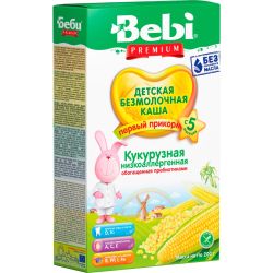 Каша Kolinska Bebi Premium Кукурудзяна низькоалергенна з пребіотиками, від 5 місяців, 200 г в місті Одеса : ціни, характеристика. 