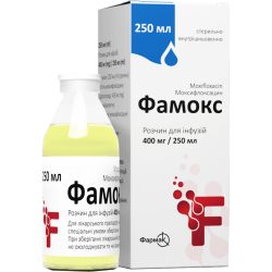 Фамокс розчин для інфузій по 400мг/250мл флакон 250мл в інтернет-аптеці