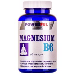Магнезиум B6 Powerful капсулы №60 в городе Запорожье : цены, характеристики. 