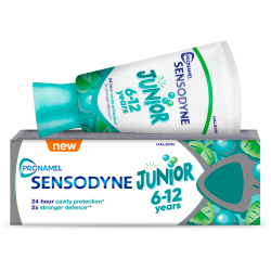 Зубна паста Сенсодин (Sensodyne) Пронамель Junior Смак м’ятної жуйки для дітей 6-12 років 50 мл в місті Запоріжжя : ціни, характеристика. 