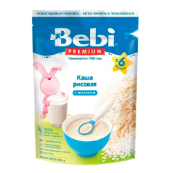 Каша Bebi Premium молочна рисова, з 6 місяців 200 г в Дніпрі : ціни, характеристика. 