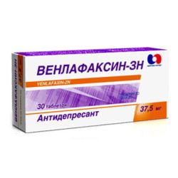 Венлафаксин-ЗН таблетки 37.5 мг №30 (10х3) блист. в місті Миколаїв : ціни, характеристика. 
