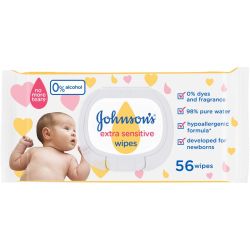 Влажные салфетки для детей Johnson's Baby Экстра нежные, 56 шт. в городе Одесса : цены, характеристики. 