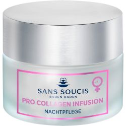 Крем Sans Soucis (Сан Суси) Pro Collagen Infusion для лица антивозрастной ночной 50 мл в городе Николаев : цены, характеристики. 