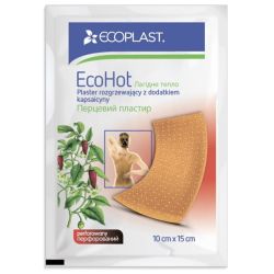 Пластир перцевий Ecoplast EcoHot перфорований 10 см x 15 см №1 в місті Запоріжжя : ціни, характеристика. 